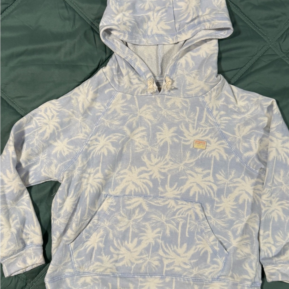 Billabong Blue and White Kids Hoodie